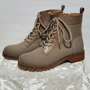 Nordstrom Abound Molli Taupe Laceup Boots